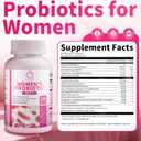 (2 Pack) Probiotics for Women 467 Billion CFUs with Jujube, GLP-1 Probiotic Supplement Capsules Supports Digestive & Skin & Gut Wellness, Immune, Vegan, Gluten-Free,120 Counts