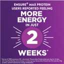 Ensure Max Protein Shake | French Vanilla | Ready to Drink | 30g Protein for Muscle Health | 1g Sugar, 4g Fiber | 11 fl oz, 12 Pack