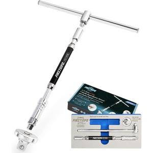FIRSTINFO H5195B 1/4-inch Drive Adjustable 2-Way T-Handle Spinner Wrench, T-Handle Speed Wrench for Bits and Sockets