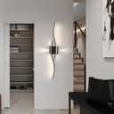 Modern Led Wall Sconces, 32inch Bathroom Mirror Vanity Light 28W, 4000K Wall Fixtures Staircase Lights, Indoor Wall Decor Bedside Wall Lamp for Bedroom Living Room Hallway Hotel