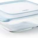 OXO Good Grips Freezer-to-Oven Safe 2 Qt Glass Baking Dish with Lid, 8 x 8