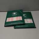 2 x OTOSTAR Set of 4 Waterproof Throw Pillow Covers 16x16 Inch Farmhouse Geometric Square Pillow Cases for Couch Patio Furniture Balcony Garden Outdoor DecorationGeometry70-Pink