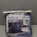 TAOCOCO Recliner Sofa Slipcover, 3 Pieces Polyester Fabric Stretch Sofa Covers for 3 Seat Reclining Couch, Soft Washable Furniture Protector with Pockets (3 Seat, Dark Gray)