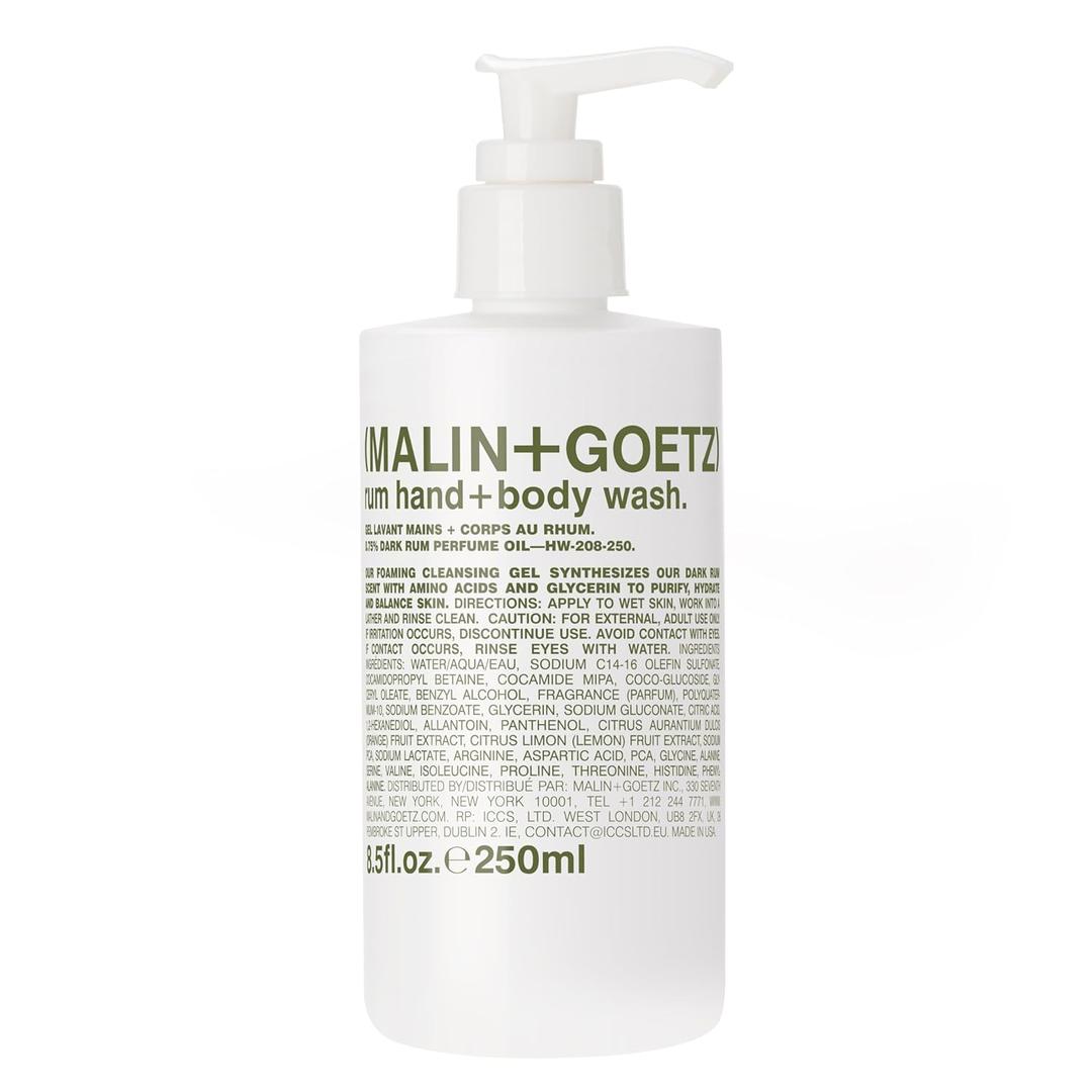 MALIN+GOETZ Hand + Body Wash  natural hydrating soap, cleansing and purifying for all skin types, prevents stripping or irritation on sensitive skin. Cruelty-free. Beauty Care (8.5 Fl Oz (Pack of 1))