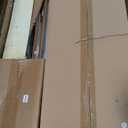 6x4 Ft Storage Shed with Floor, Permanent Steel Building with Lockable Doors & Air Vent for Backyard Garden Patio Lawn - Yellow