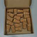 20 Pack Wine Corks, Natural Soft Wood Wine Bottle Corks, Leakproof Tapered Corks, Wooden Replacement Wine Stoppers for Wine Beer Liquor Bottles, DIY Crafts