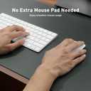 Aothia Leather Desk Pad Protector, Office Desk Mat, Large Mouse Pad, Non-Slip PU Leather Desk Blotter, Laptop Desk Pad, Waterproof Desk Writing Pad for Office and Home (Jungle Green, 31.5" x 15.7")
