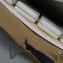 Foldable Stone Bath Mat - 24x16 Inch, Super Absorbent Diatomaceous Earth Large Bath Mats for Bathroom, Quick Dry Non-Slip Stone Drying Mats for Kitchen Counter & Bathtub (Black Floral Decor)