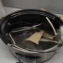 Crock-Pot 7 Quart Oval Manual Slow Cooker, Stainless Steel (SCV700-S-BR), Versatile Cookware for Large Families or Entertaining