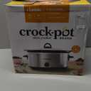 Crock-Pot 7 Quart Oval Manual Slow Cooker, Stainless Steel (SCV700-S-BR), Versatile Cookware for Large Families or Entertaining