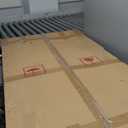 Chende 22" x 46" Decorative Wall Mirror for Dining Room Decor, Large Gold Mirror with 3D Wave Wood Carved Frame, Unique Rectangle Wall Decor, Hang Horizontally/Vertically