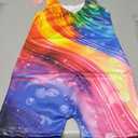 Nymphperi Girls Gymnastics Leotards Toddler Sleeveless Tank Biketards Tumbling Dance Unitards for Kids Class Training