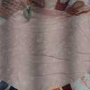 Blissful Diary Baby Play Gym & Activity Mat, 5 Developmental Zones Wooden Tummy Time Mat with 5 Detachable Sensory Toys for Motor Skills & Sensory Development, Baby Essentials Shower Gift, Pink Flower