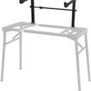 Universal Second Tier for Keyboard Stand, Adjustable Width Keyboard Stand Extension Adapter, Second Tier for Electronic Piano, Keyboard Stand Rack Holder Music Instrument Accessories