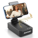 Cell Phone Stand with Wireless Bluetooth Speaker and Anti-Slip Base HD Surround Sound Perfect for Home and Outdoors with Bluetooth Speaker for Desk Compatible with iPhone/ipad/Samsung Galaxy