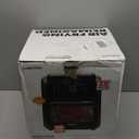 Chefman 12-Quart 6-in-1 Air Fryer Oven with Digital Timer, Touchscreen, and 12 Presets - Family Size Countertop Convection Oven, Dishwasher-Safe Parts (Black)