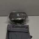 Vingud Electric Lunch Box for Adults, Heated Lunch Box Food Warmer, 80W Portable Heating Lunchbox for Men/Car/Truck with 1.5L Stainless Steel Container, 12V/24V/110V Lonchera Elctrica Porttil Gift (Black)