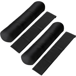 4 Pcs Umbrella Base Weights Sandbags, Small Black Sand Bags Fillable Solid Weight Bags for Umbrella Base, Tent Stand, Fitness Training