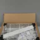 Ulif E1 Heavy Duty Closet Garment Rack, 6 Tiers Adjustable Metal Freestanding Expandable Clothing Storage with 4 Hanger Rods, Easy to Assemble Wardrobe, 71.4" H x (70" - 88.2") L x 14" D, White