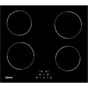 CDV 6000W Built-in Induction Cooktop 4 Burners, 24 Inch Electric Cooktop Touch Control Ceramic Glass Plate 9 Power Levels Fast Heating Child Safety Lock
