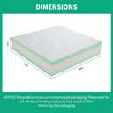 HOMBYS Memory Foam Couch Cushion Replacement, High Density Upholstery Foam Wrapped with Memory Foam & Polyester Batting, Sofa Cushions Inserts with Dacron Fiber Layer,with Removable Cover,5"x24"x24"