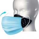 3D Mask Inner Bracket for Comfortable Mask Wearing-Internal Support Holder Frame for Balaclavas-Reusable Silicone Face Shell For Cosplay -Lower Half Face Protective Mask for Airsoft/ Paintball/ BB Gun