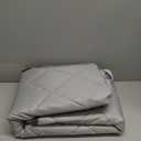 Magnetic Thermal Insulated Door Curtain, Fits Door Size 38" x 82",Durable Oxford Cloth&Thicken Polyester Fiber Fill, Efficient Temperature Control, Durable Construction, Soundproof and Windproof (Polyester Dark gray)