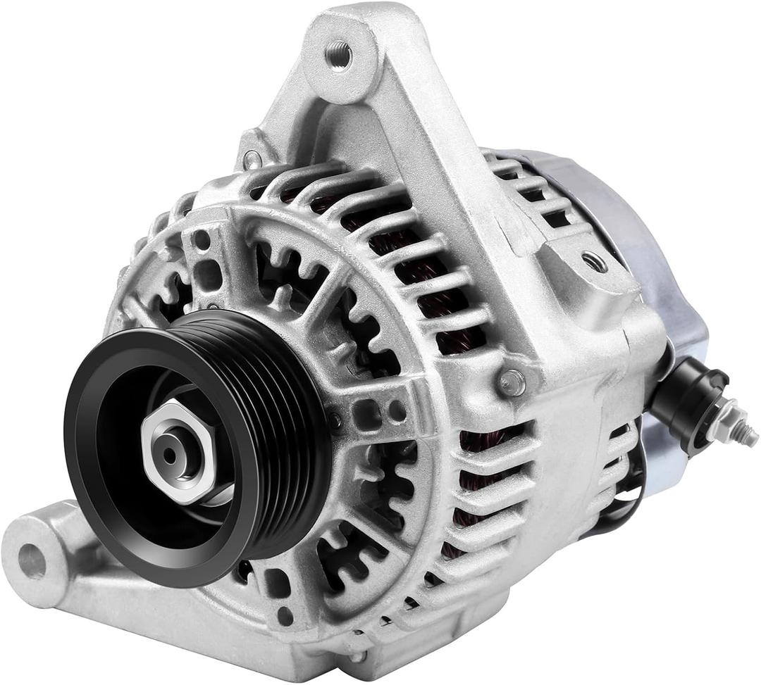 SCITOO Alternator Fits for Toyota Corolla 1998-2002, for Chevrolet Prizm 1998-2002, L4 1.8L 1794CC, 12V 80 Amp CW 6-Groove Pulley, Replace OE 13756 AND0177 101211-9960 94857218 400-52037 27060-0D010