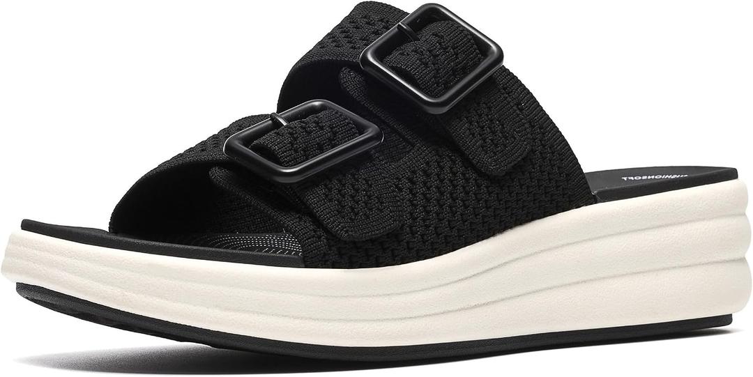 Clarks womens Drift Faye (Black) 9.5