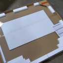 Lorell Tempered Glass Chairmat with Lip 48" x 42"