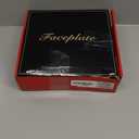 Faceplate for PS5 Pro Disc Edition with RGB Light Strip and Dust Filter with Cooling Vents DOBEWINGDELOU 400+ Effects LED Light Ring Console Face Plate Cover DIY Decoration Kit Accessories Black