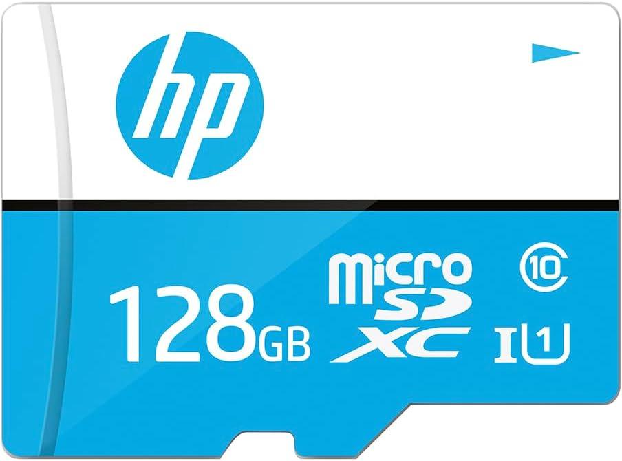 HP 128GB mx310 Class 10 U1 microSDHC Flash Memory Card  Read Speed Up to 100MB/s, Quick & Reliable Data Transfer, Ideal for HD Photography and Full HD Videography, UHS-I, for Use with Mobile Devices HP 128GB mx310 Class 10 U1 microSDHC Flash Memory Card  Read Speed Up to 100MB/s, Quick & Reliable Data Transfer, Ideal for HD Photography and Full HD Videography, UHS-I, for Use with Mobile Devices