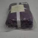 Scisci 100% Pure Cotton Oversize (60x80) Cable Knit Throw Blanket, Super Soft Warm Knitted Blanket for Bed, Sofa, Chair, Couch - Extra Cozy, Machine Washable, Comfortable Home Decor, Eggplant Purple