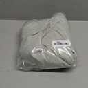 MIULEE Stall Spring Linen Shower Curtain with 6 Metal Hooks Small Heavy Duty Washable Fabric Curtain Set Waterproof Narrow Thick Cloth Shower Curtains for Bathroom Hotel, W36*L72, Light Sage Green