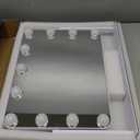 360 Vanity Mirror with Lights 11 Led Bulbs Hollywood Lighted Makeup Mirror with 5X Magnification Mirror Hollywood Cosmetic Mirror Tabletop Makeup Mirror with 3 Lighting Modes 16x13 Inch