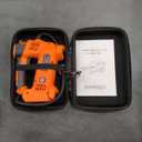 LRVTREC Portable Air Compressor Pump Car Air Pump Intelligent Digital Display Electric Tire Inflator,for Car, Motorcycle, Ball,Red