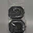 2 Pack Blink Camera No Drill No Screws Wall Mount Bracket for Blink Outdoor 4 /Blink Mini/Mini 2 /Blink Indoor Cameras, HBV Adhesive Mount(KMOUANTS Black Wall Mount for Blink Cameras)