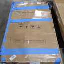 Shower Door for Tub 56-60" W x 62" H, Double Sliding Bath Tub Door Bypass, Semi-Frameless Bath Tub Shower Glass Door with 5/16" (8mm) Thick Tempered Glass, Matte Black