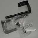 ASTOFLI Paper Towel Holder Under Cabinet No Drilling, Self Adhesive Paper Towel Holder Wall Mount for Kitchen Rack, Under Counter Napin Holder No Drill, 304 Stainless Steel Matte Black