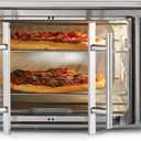 Oster Extra Large 42L French Door Countertop Toaster Oven, 10-in-1 Air Fryer Oven, with Air Fry Rack, Wire Rack, Baking Pan and Crumb Tray, Stainless Steel