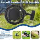 WFLNHB Recoil Rewind Pull Starter Replacement for Briggs Stratton 497830 135202 135212 135232