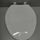 Bemis 1500EC 390 Lift-Off Wood Elongated Toilet Seat, Cotton White (Pack of 1)
