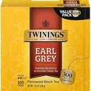 Twinings Earl Grey Black Bergamot Caffeinated Tea Bags, 100 CT Box (1 Pack) | Classic Tradition, Black Tea with Citrus, Naturally Caffeinated, 100 Foil Lined Individually Wrapped Bags, Enjoy Hot or Iced, Expiry: 03/10/2029