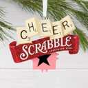 2 x Hallmark Hasbro Scrabble Christmas Ornament