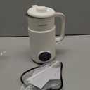 35oz Nut Milk Maker, Compact Soy Milk Maker with 12 Blades, White