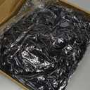 IPOPU 100pcs Black Rose Artificial Flower Heads Bulk with Crystal 3in Real Looking Foam Fake Roses Faux Flowers for DIY Craft Wedding Bouquets Arrangements Party Table Home Decorations(Black)
