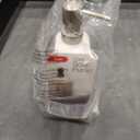 Spectrum Cora Kitchen Soap Dispenser with Sponge Holder for Kitchen Sink Organization, Easy to Clean Soap Pump Sponge Holder Storage Compartment Plastic Sink Caddy with Grip Base, Warm Gray & Clear