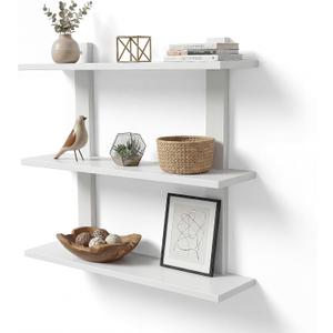 3 Tier Wall Shelves,Decorative Floating Shelf for Wall,Hanging Display Unit, 1 Pack