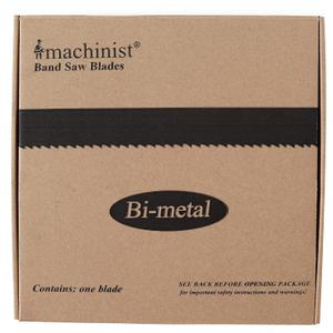 Imachinist S1153414 M42 115" X 3/4" X 0.035" X 14 TPI, Bi-Metal Metal Cutting Bandsaw Blades Constant Teeth