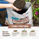 Back to the Roots 25.7qt (1 Cubic ft) Organic Premium Compost